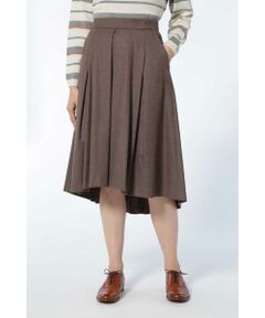 human woman / ヒューマンウーマン スカート | サキソニータックフレアースカート