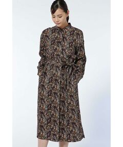 human woman / ヒューマンウーマン ワンピース | ビンテージ風フラワープリント　ワンピース