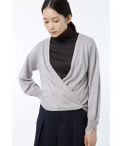 human woman / ヒューマンウーマン ニット・セーター | カシュクール風カーディガン