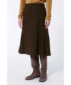 human woman / ヒューマンウーマン スカート | 《arrive paris》サージティアードスカート