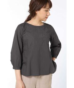 human woman / ヒューマンウーマン シャツ・ブラウス | インド刺繍ブラウス◆