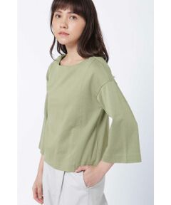 human woman / ヒューマンウーマン カットソー | バックレースアッププルオーバー