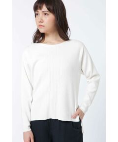 human woman / ヒューマンウーマン ニット・セーター | ボートネックネックプルオーバー