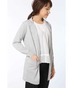 human woman / ヒューマンウーマン ニット・セーター | テーラードカラーカーディガン