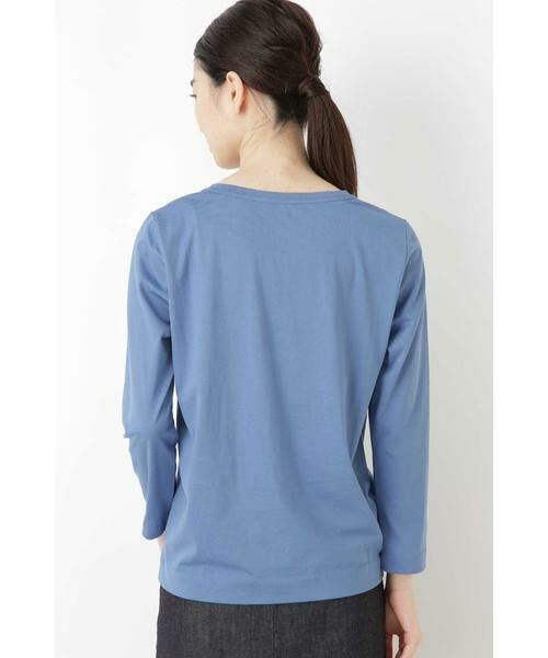 human woman / ヒューマンウーマン カットソー | 100/3 天竺カットソー | 詳細2