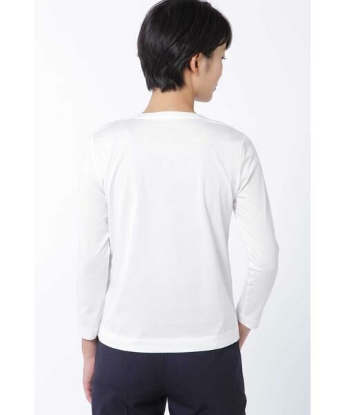 human woman / ヒューマンウーマン カットソー | 100/3 天竺カットソー | 詳細11