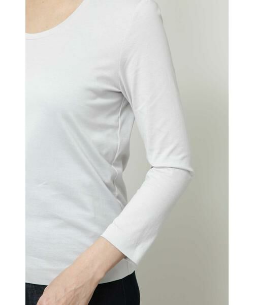 human woman / ヒューマンウーマン カットソー | 100/3 天竺カットソー | 詳細17