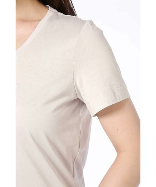 human woman / ヒューマンウーマン カットソー | 100/3　天竺　カットソー | 詳細14