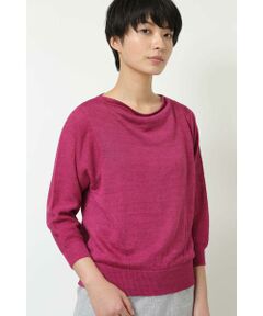 human woman / ヒューマンウーマン ニット・セーター | ドレープネックプルオーバー