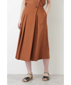 human woman / ヒューマンウーマン スカート | [洗える]リネンライクオックススカーチョ