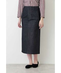 human woman / ヒューマンウーマン ロング・マキシ丈スカート | ◆ストレッチツイルタイトミモレスカート