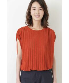 ◆フレンチスリーブプリーツプルオーバー