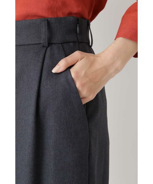 human woman / ヒューマンウーマン スカート | 《arrive paris》ツイード調センタータックパンツ | 詳細6