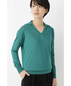 human woman / ヒューマンウーマン ニット・セーター | 《arrive paris》襟付きニット