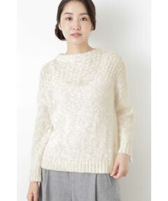 human woman / ヒューマンウーマン ニット・セーター | コットンスラブモヘアニット