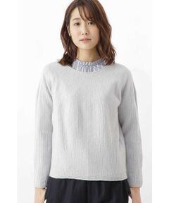 human woman / ヒューマンウーマン ニット・セーター | ≪Japan couture≫ホールガーメント求心柄プルオーバー