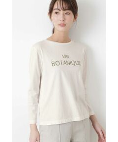 長袖ロゴプリントＴシャツ