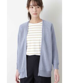 human woman / ヒューマンウーマン ニット・セーター | [一部カラーWEB限定]ギマコットンロングカーディガン