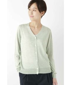 human woman / ヒューマンウーマン ニット・セーター | シルク100ニットカーディガン
