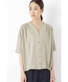 human woman / ヒューマンウーマン シャツ・ブラウス | 《arrive paris》コットンジョーゼットドルマン　ブラウス