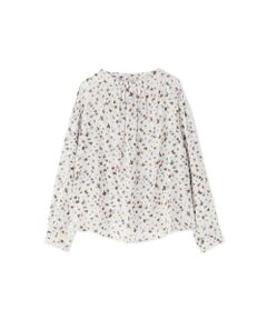 human woman / ヒューマンウーマン シャツ・ブラウス | キュプラシルクローンプリントブラウス