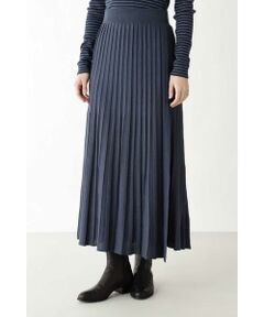 human woman / ヒューマンウーマン スカート | 《arrive paris》巻きニットプリーツスカート