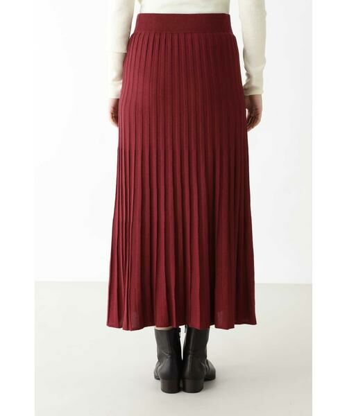 human woman / ヒューマンウーマン スカート | 《arrive paris》巻きニットプリーツスカート | 詳細8