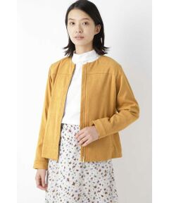 human woman / ヒューマンウーマン テーラードジャケット | ピッグヘビーツイードノーカラージャケット