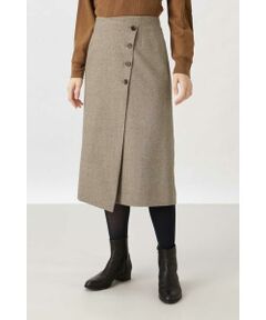 human woman / ヒューマンウーマン スカート | ◆撚杢ツィードスカート