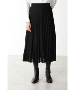 human woman / ヒューマンウーマン スカート | ◆≪Marisol 12月号掲載≫ニットプリーツスカート