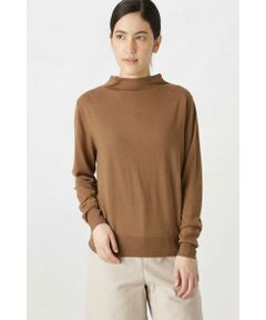 human woman / ヒューマンウーマン ニット・セーター | ◆ウールベーシック2　ボトルネックプルオーバー