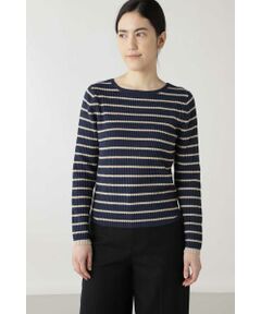 human woman / ヒューマンウーマン ニット・セーター | リブボーダーニット