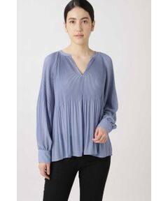 human woman / ヒューマンウーマン シャツ・ブラウス | 《arrive paris》ジョーゼットプリーツブラウス