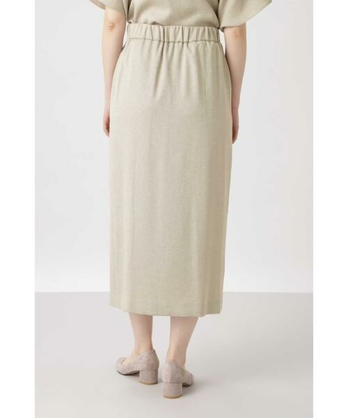 human woman / ヒューマンウーマン スカート | 《arrive paris》フェイクリネンラップ風スカート | 詳細7