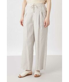 human woman / ヒューマンウーマン パンツ | 綿麻シャンブレーパンツ