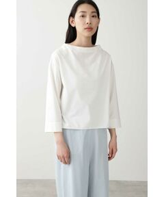 human woman / ヒューマンウーマン カットソー | ◆ジャガードストライプジャージカットソー