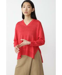 human woman / ヒューマンウーマン ニット・セーター | ◆アントワープリネンニットプルオーバー