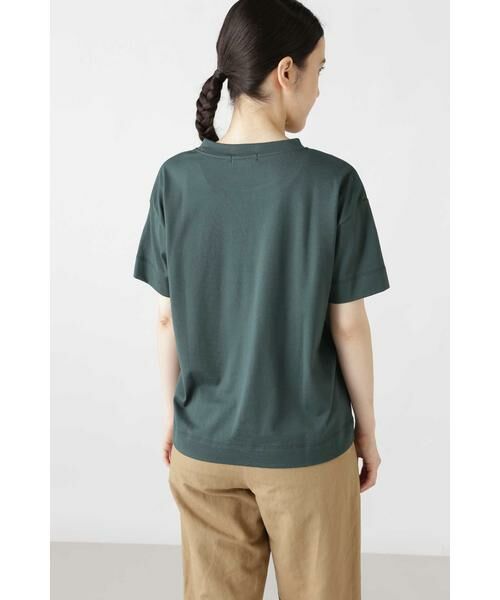 human woman / ヒューマンウーマン カットソー | ◆コンパクトジャージーTシャツ | 詳細27