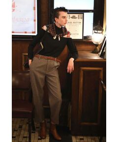 human woman / ヒューマンウーマン セットアップ | ◆レーヨンストレッチニット