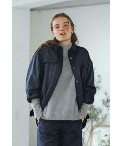 human woman / ヒューマンウーマン シャツ・ブラウス | ◆２／６０ライトフラノブラウス