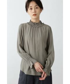 human woman / ヒューマンウーマン シャツ・ブラウス | ７５ｄシフォンブラウス