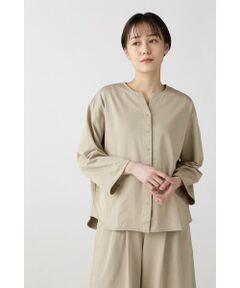 human woman / ヒューマンウーマン シャツ・ブラウス | ≪Japan Couture≫ハイゲージ裏毛ブラウス