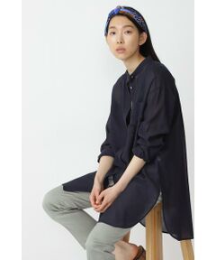 human woman / ヒューマンウーマン シャツ・ブラウス | ◆ボイルシフォンシャツブラウス