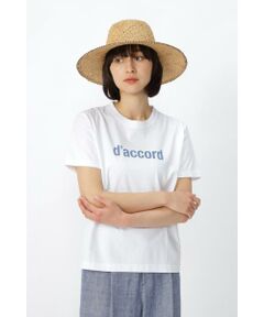 human woman / ヒューマンウーマン カットソー | ◆ロゴT/スワイスワイ天竺d'accord Tシャツ