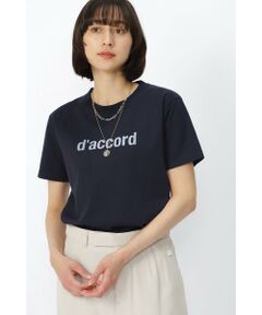 ◆ロゴT/スワイスワイ天竺d'accord Tシャツ