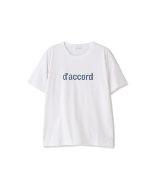 human woman / ヒューマンウーマン カットソー | ◆ロゴT/スワイスワイ天竺d'accord Tシャツ | 詳細1