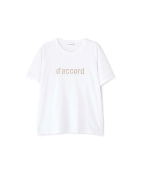 human woman / ヒューマンウーマン カットソー | ◆ロゴT/スワイスワイ天竺d'accord Tシャツ | 詳細9