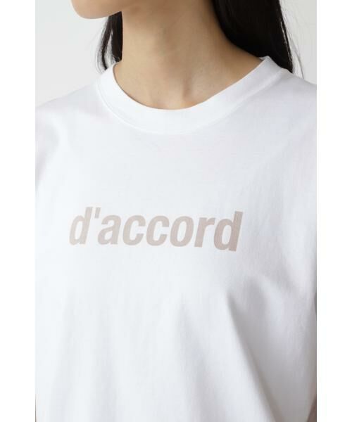 human woman / ヒューマンウーマン カットソー | ◆ロゴT/スワイスワイ天竺d'accord Tシャツ | 詳細14