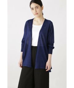 human woman / ヒューマンウーマン ニット・セーター | ラミーハイゲージロングカーディガン