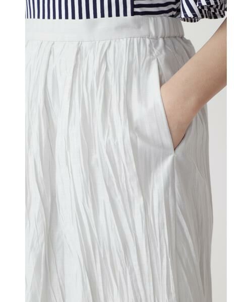 human woman / ヒューマンウーマン スカート | ◆カールマイヤープリーツチンツ加工スカート | 詳細9